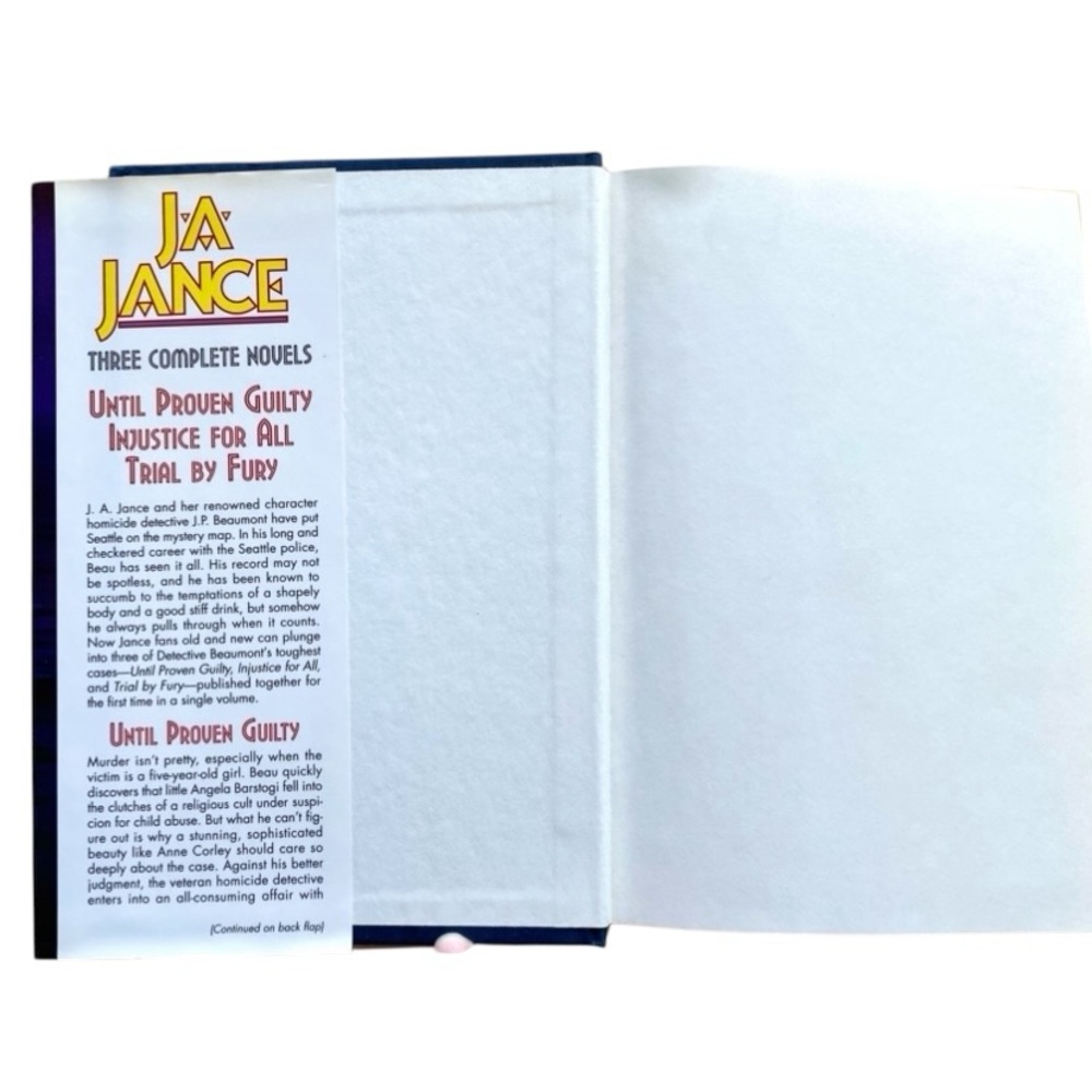 JA Jance Three Complete Novels in One Hardcover! - Picture 2 of 7
